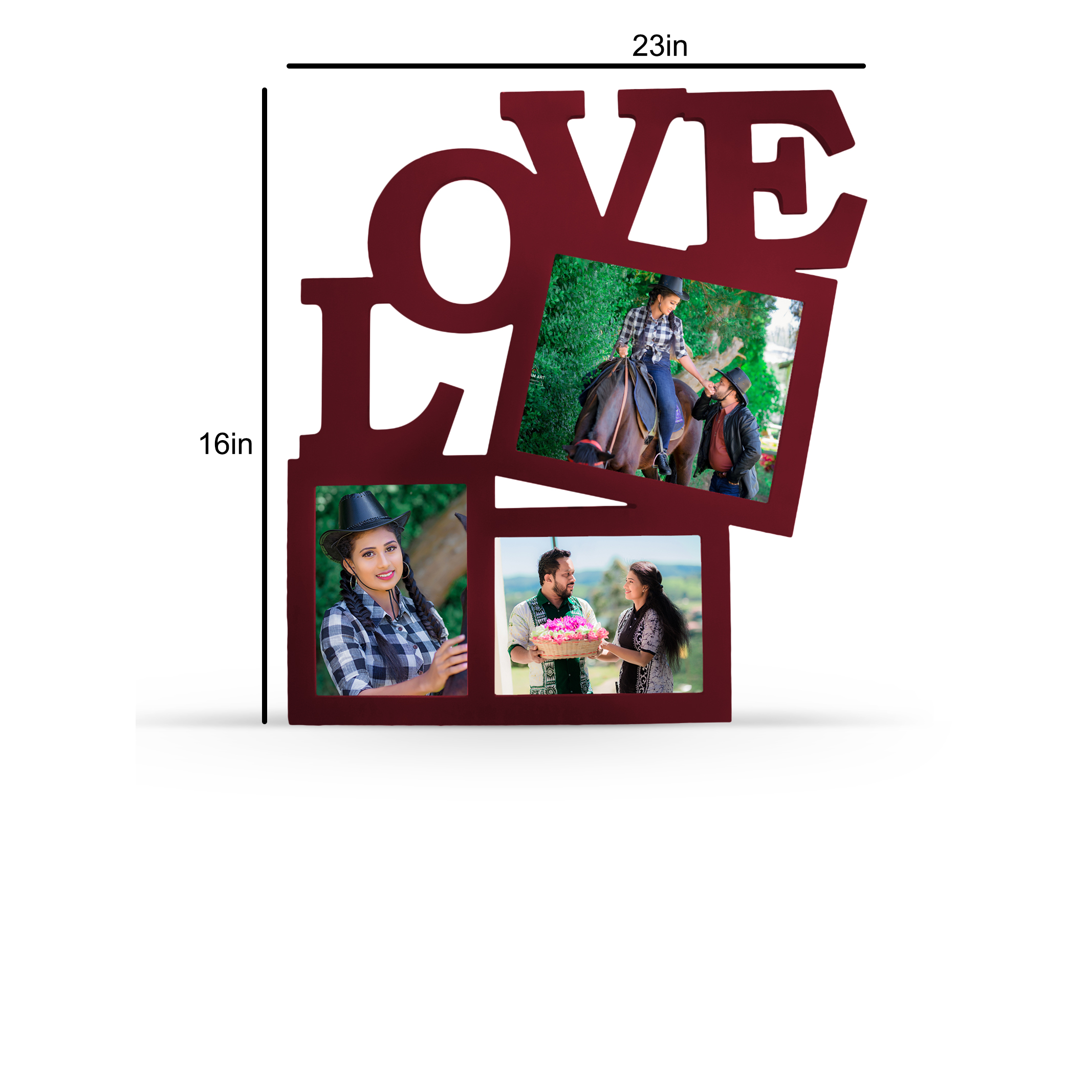 Wooden Love Photo Frame Mastersub